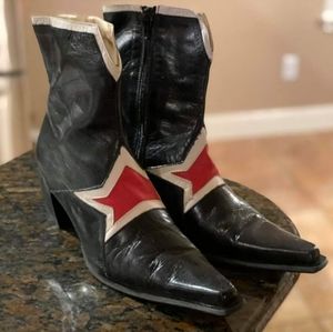 Vintage leather boots